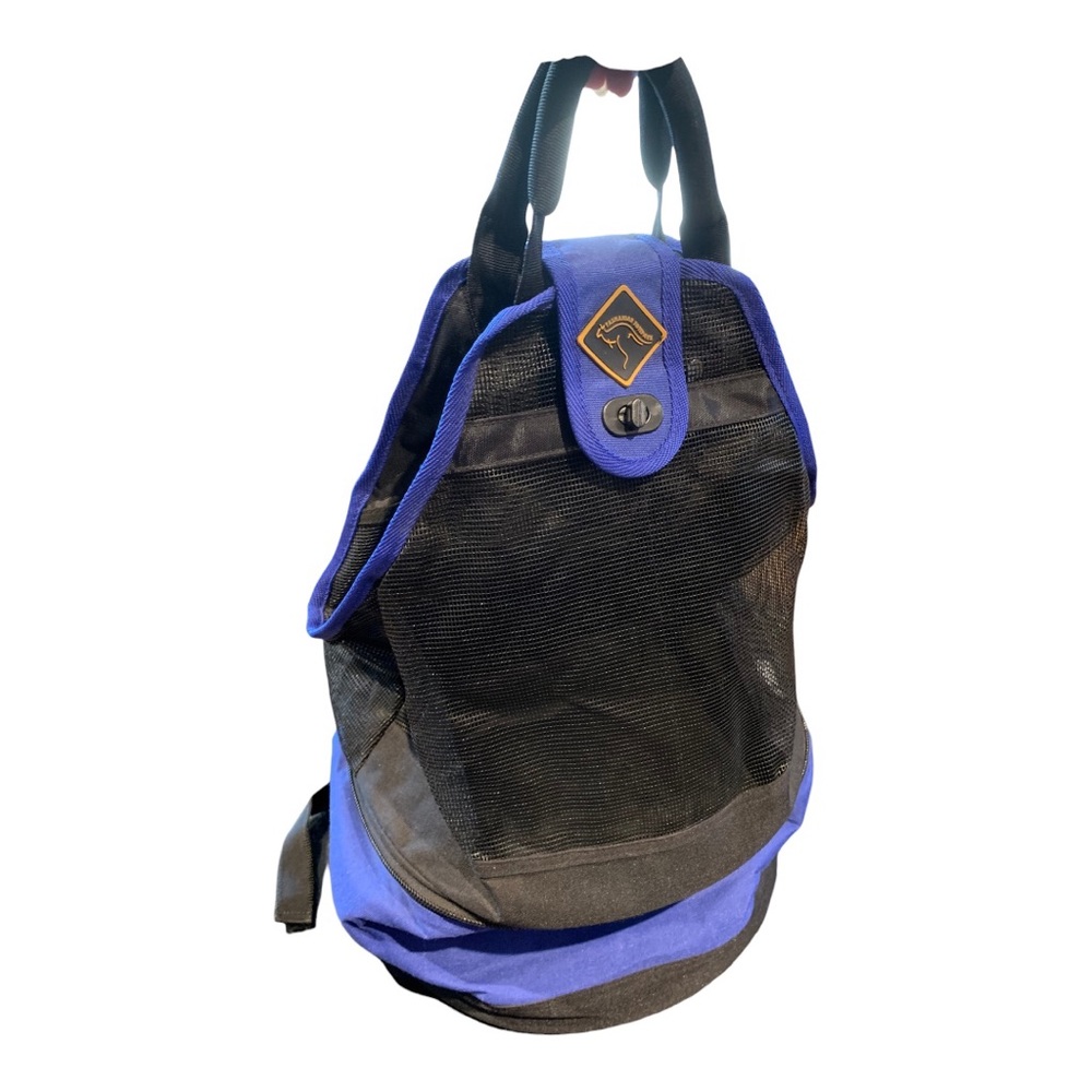 California Innovations Cooler Backpack Bag - Black & Blue with Mesh Zip-Around